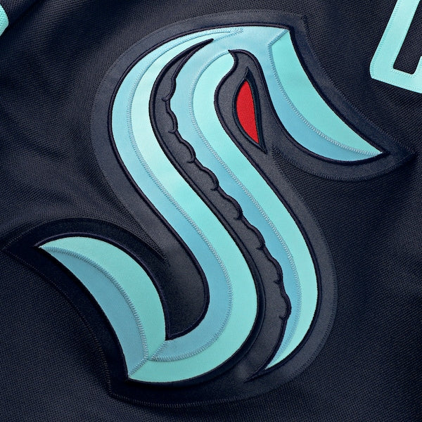 Philipp Grubauer Seattle Kraken Home Premium Jersey - Deep Sea Blue - Image 4