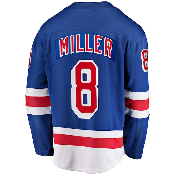 J.T. Miller New York Rangers Home Breakaway Jersey - Blue - Image 3