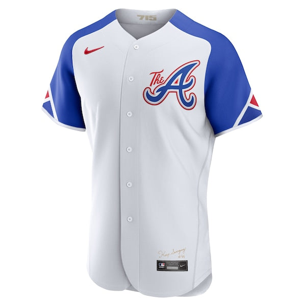 Atlanta Braves Nike City Connect Authentic Jersey - White - Image 2