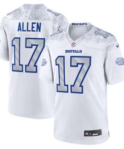 Youth Josh Allen Buffalo Bills Nike 2025 RIVALRIES Vapor F.U.S.E Limited Jersey - White