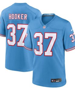 Amani Hooker Tennessee Titans Nike Oilers Throwback Player Game Jersey - Light Blue