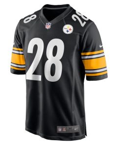 Alternative view of Miles Killebrew Pittsburgh Steelers Nike Game Jersey - Black