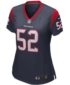 Alternative view of Jonathan Greenard Houston Texans Nike Women's Game Jersey - Navy