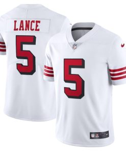 Trey Lance San Francisco 49ers Nike Alternate 2 Vapor Limited Jersey - White
