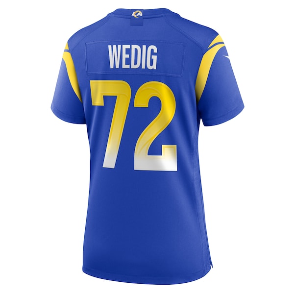 Trey Wedig Los Angeles Rams Nike Women's Team Game Jersey - Royal - Image 3