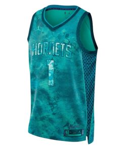 Alternative view of LaMelo Ball Charlotte Hornets Jordan Brand Unisex Select Series Swingman Jersey - Teal