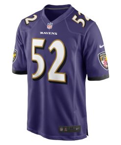 Alternative view of Ray Lewis Baltimore Ravens Nike Retired Player Game Jersey - Purple