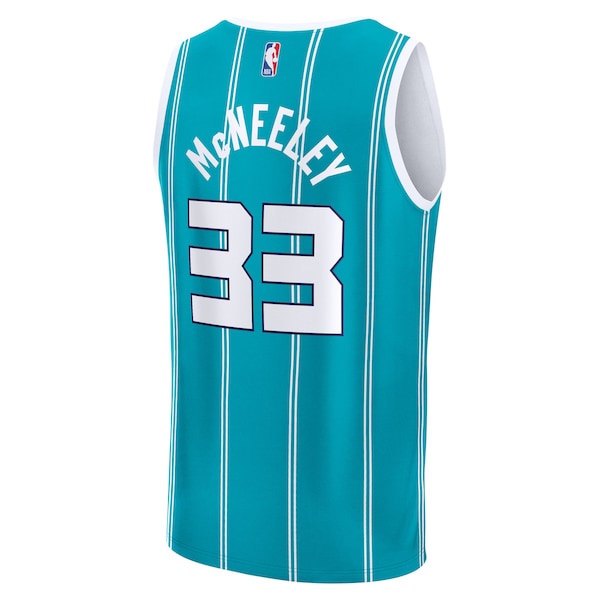 Liam McNeeley Charlotte Hornets Youth Fast Break Replica Jersey - Teal - Icon Edition - Image 3