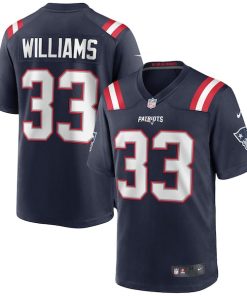 Joejuan Williams New England Patriots Nike Game Jersey - Navy