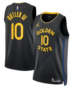 Jimmy Butler Golden State Warriors Jordan Brand Unisex Swingman Jersey - Statement Edition - Black