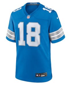 Alternative view of Isaac TeSlaa Detroit Lions Nike Youth Game Player Jersey - Blue