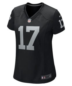 Alternative view of Davante Adams Las Vegas Raiders Nike Women's Player Jersey - Black