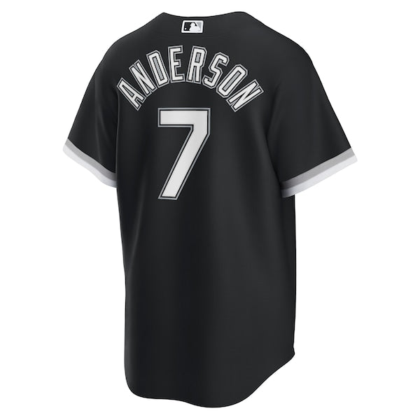 Tim Anderson Chicago White Sox Nike Alternate Replica Player Jersey - Black - Image 3