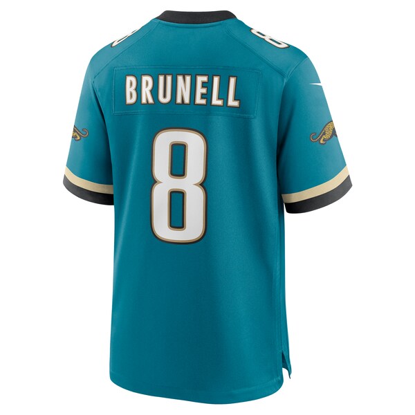 Mark Brunell Jacksonville Jaguars Nike Prowler Throwback Retired Player Game Jersey - Teal - Image 3