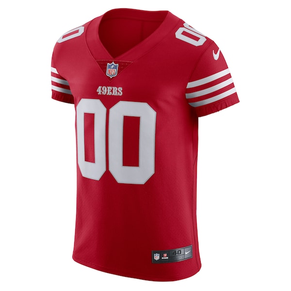San Francisco 49ers Nike Vapor Elite Custom Jersey - Scarlet - Image 2
