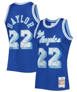 Elgin Baylor Los Angeles Lakers 1996/97 Hardwood Classics NBA 75th Anniversary Diamond Swingman Jersey - Royal