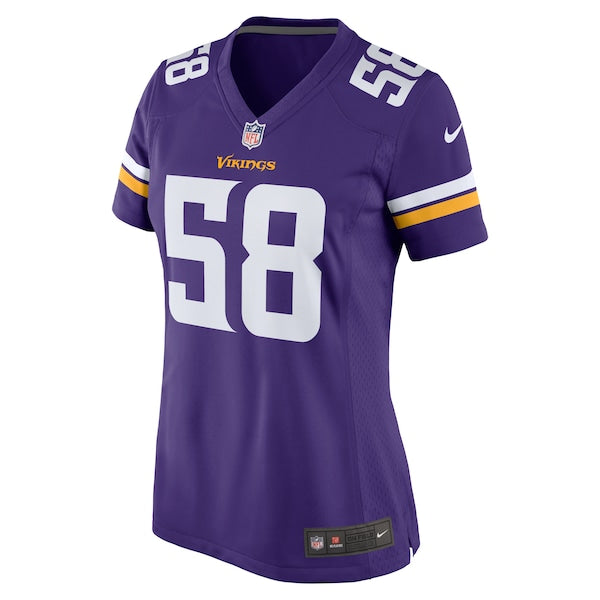 Jonathan Greenard Minnesota Vikings Nike Women's Team Game Jersey - Purple - Image 2