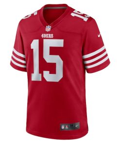 Alternative view of Jauan Jennings San Francisco 49ers Nike  Game Jersey -  Scarlet