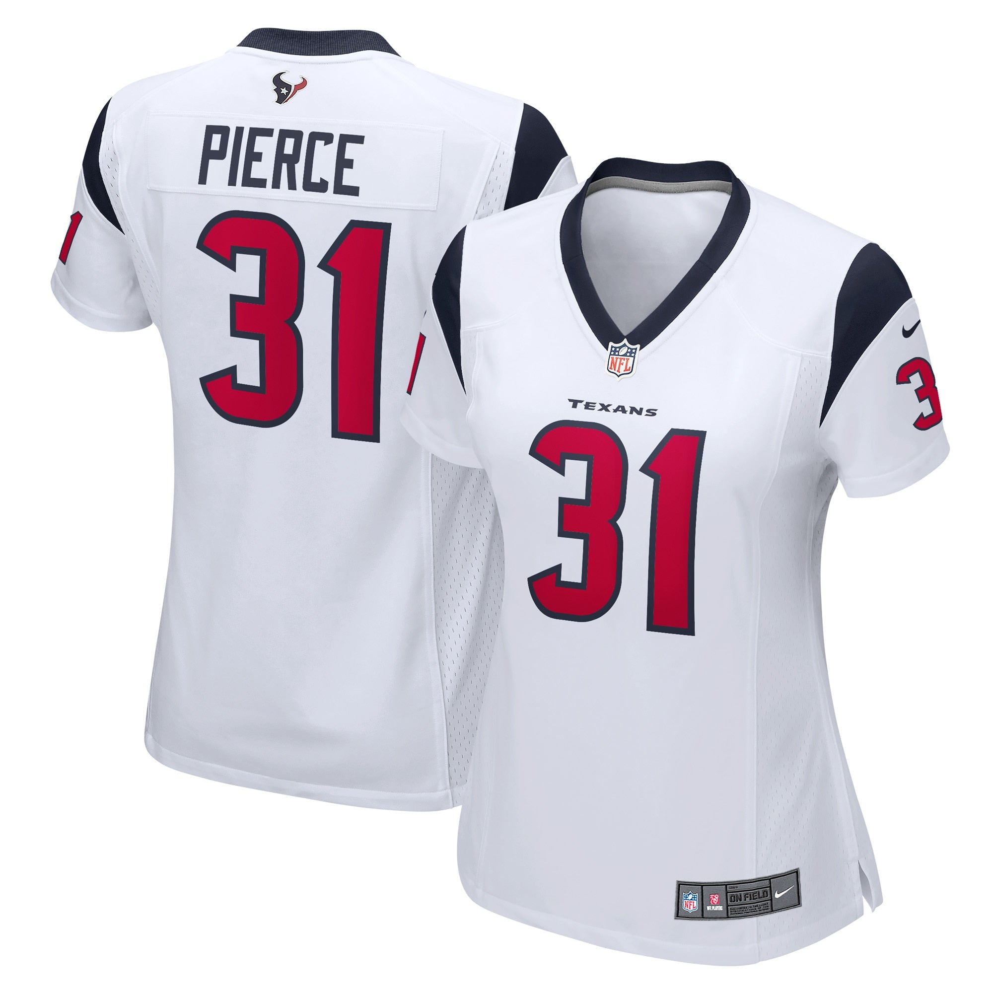 Dameon Pierce Houston Texans Nike Women's Game Player Jersey - Navy/White - Image 5