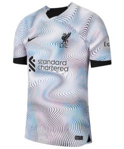 Alternative view of Trent Alexander-Arnold Liverpool Nike 2022/23 Away Breathe Stadium Replica Player Jersey - White