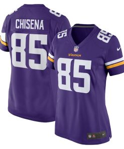 Dan Chisena Minnesota Vikings Nike Women's Game Jersey - Purple