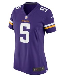 Alternative view of Mekhi Blackmon Minnesota Vikings Nike Women's  Game Jersey -  Purple