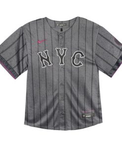 Alternative view of New York Mets Nike Toddler City Connect Team Limited Jersey - Gray