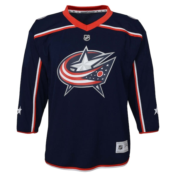 Columbus Blue Jackets Youth Home Replica Custom Jersey - Navy - Image 2