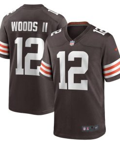 Michael Woods II Cleveland Browns Nike Game Player Jersey - Brown