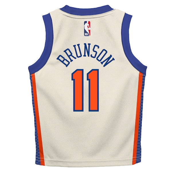 Jalen Brunson New York Knicks Nike Toddler 2025/26 City Edition Swingman Jersey - Cream - Image 3