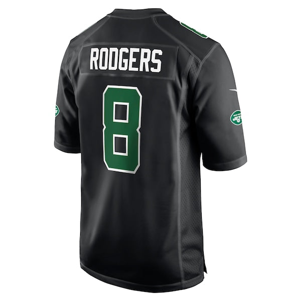 New York Jets Nike Fashion Game Custom Jersey - Black - Image 3
