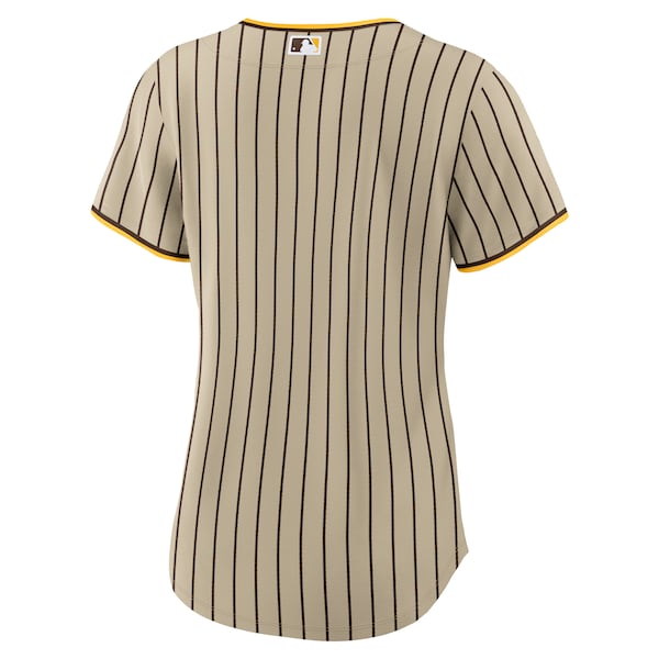 San Diego Padres Nike Women's Alternate Replica Team Jersey - Tan - Image 3