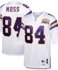 Randy Moss Minnesota Vikings 2000 Authentic Throwback Retired Player Jersey - White