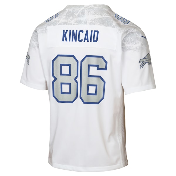 Dalton Kincaid Buffalo Bills Nike Youth 2025 Rivalries Collection Game Jersey - White - Image 3