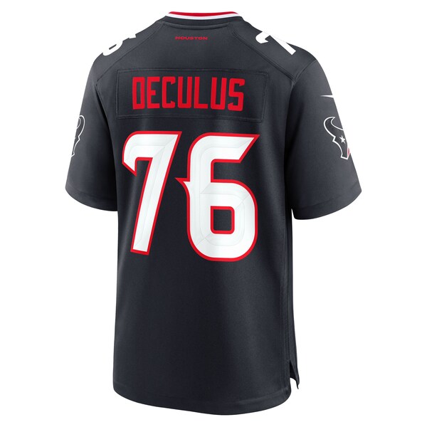 Austin Deculus Houston Texans Nike Team Game Jersey - Navy - Image 3
