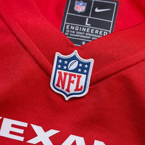 Tank Dell Houston Texans Nike Alternate Game Jersey - Red/White/Navy - Image 5