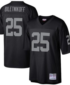 Fred Biletnikoff Las Vegas Raiders Retired Player Legacy Replica Jersey - Black