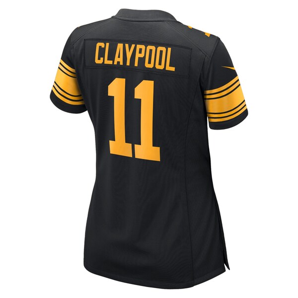 Chase Claypool Pittsburgh Steelers Nike Women's Alternate Game Jersey - Black - Image 3