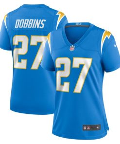 J.K. Dobbins Los Angeles Chargers Nike Women's Team Game Jersey -  Powder Blue
