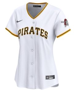 Alternative view of Pittsburgh Pirates Nike Women's Home Limited Jersey - White