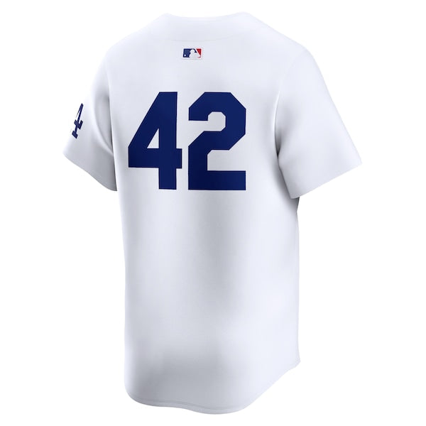 Los Angeles Dodgers Nike 2024 Jackie Robinson Day Home Limited Jersey?ยจC White - Image 3