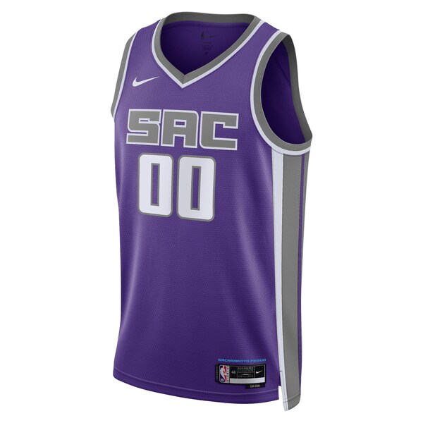 Sacramento Kings Nike Unisex Swingman Custom Jersey Purple - Icon Edition - Image 3