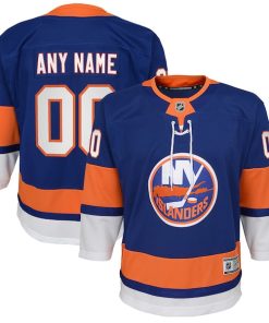 New York Islanders Youth Home Premier Custom Jersey - Blue