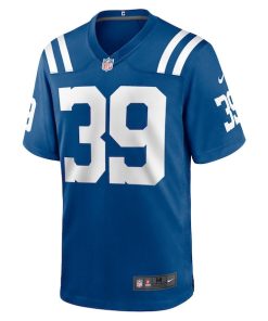 Alternative view of Alex Johnson Indianapolis Colts Nike Team Game Jersey -  Royal