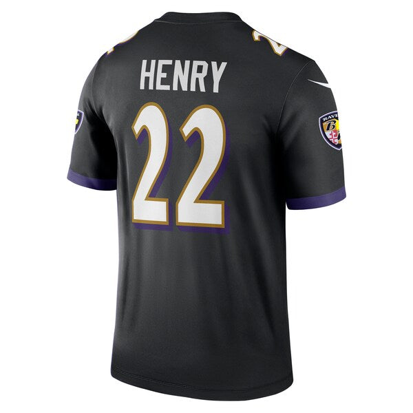 Derrick Henry Baltimore Ravens Nike Alternate Legend Jersey - Black/Purple - Image 3