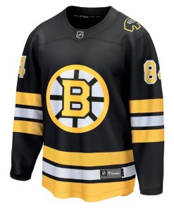 Alternative view of Tanner Jeannot Boston Bruins  Home Breakaway Player Jersey - Black