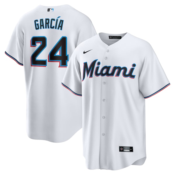 Avisa¨ªl Garc¨ªa Miami Marlins Nike Home Replica Player Jersey - White
