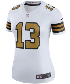 Alternative view of Michael Thomas New Orleans Saints Nike Women's Color Rush Legend Player Jersey - White