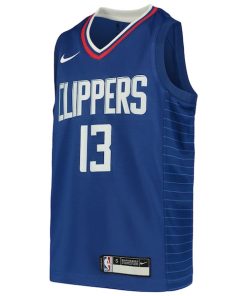 Alternative view of Paul George LA Clippers Nike Youth Swingman Jersey - Icon Edition - Royal