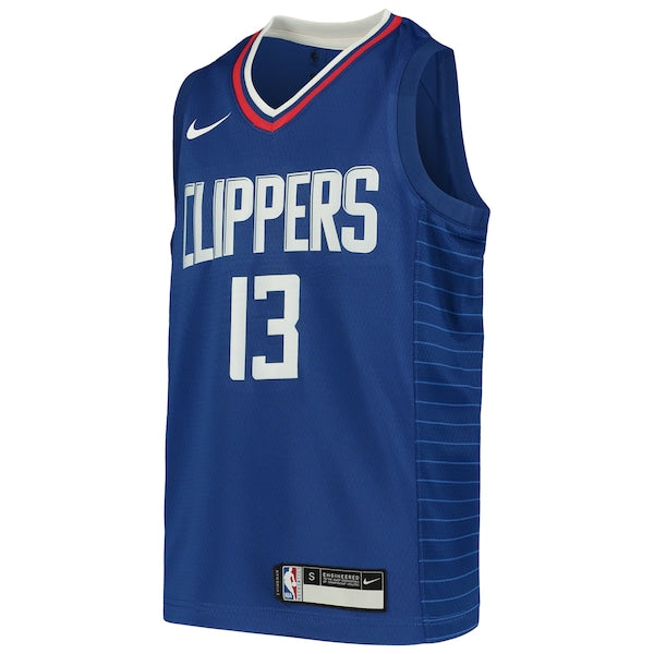 Paul George LA Clippers Nike Youth Swingman Jersey - Icon Edition - Royal - Image 2